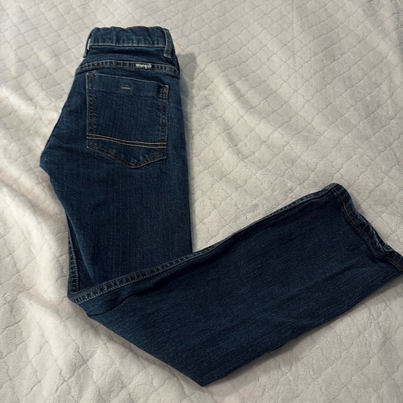 Wrangler Other - Boys Wrangler Straight Jeans w/ adjustable waistband. Size 12 Regular.